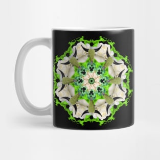 green cows mandala Mug